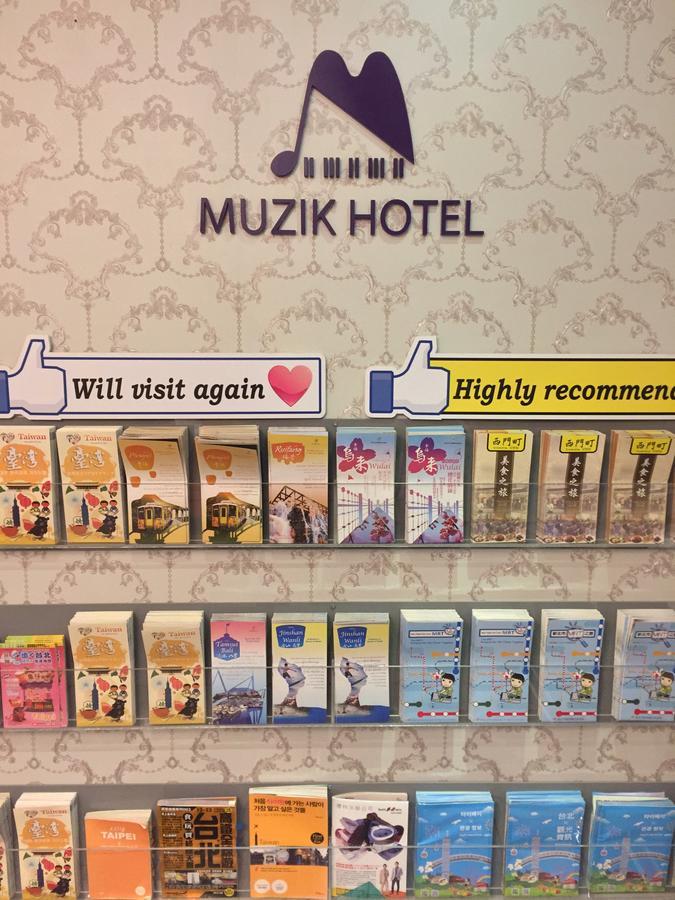 Muzik Hotel - Ximending Xining Branch Taipei Esterno foto